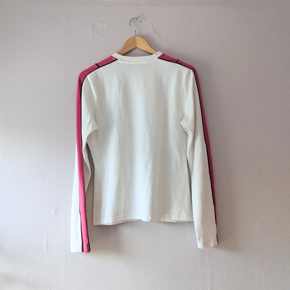 Tommy Hilfiger Pink Stripe Cotton Longsleeve - Picture 2 of 8